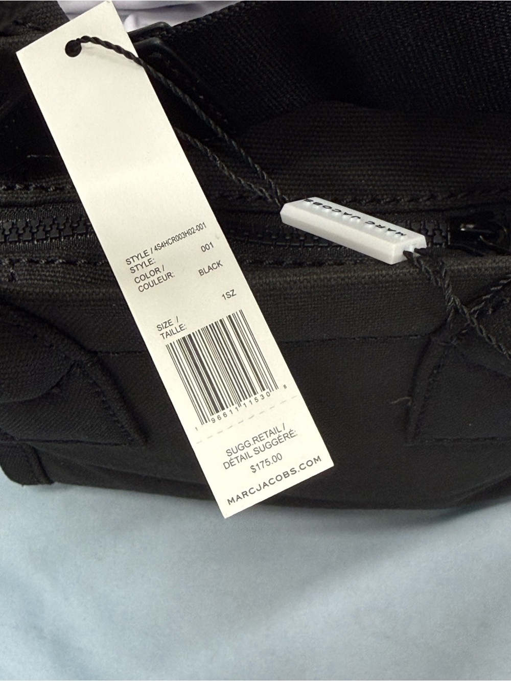 (new+tag) The Marc Jacobs canvas supply crossbody bag black - Picture 7 of 17